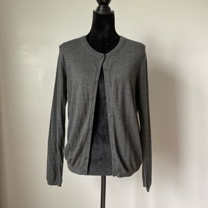 Zara knit sweater - heather grey - L